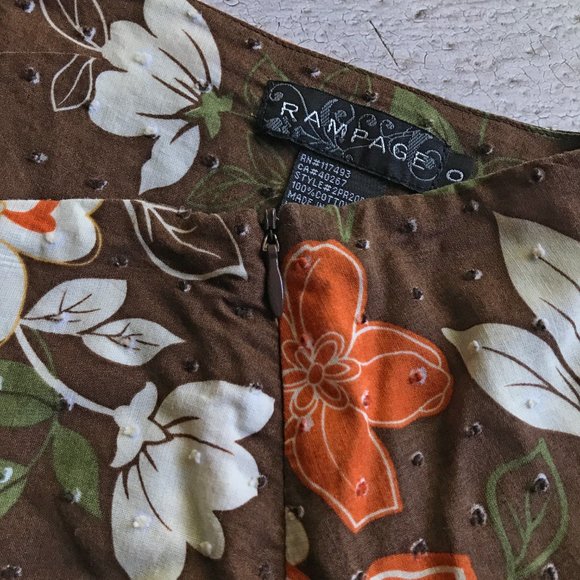 Rampage Tiered Ruffle Hem Mini Skirt 🌼🧡 - Picture 6 of 8